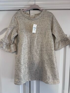 NWT! Girls gold dress with sparkly details